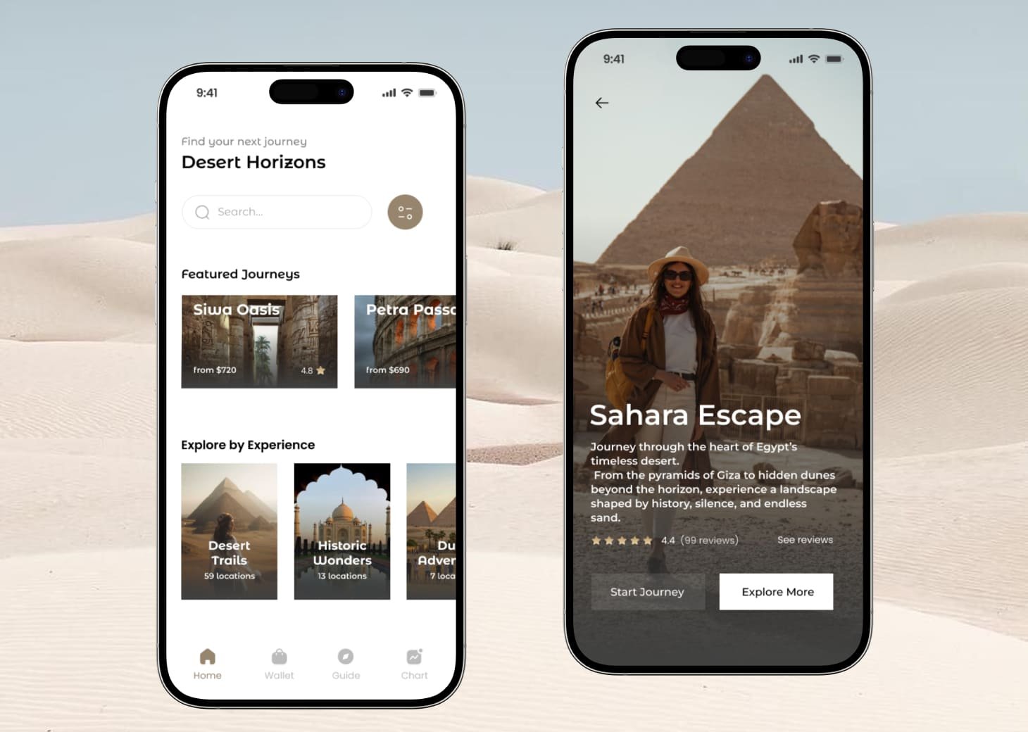Avena mobile app design detail screen